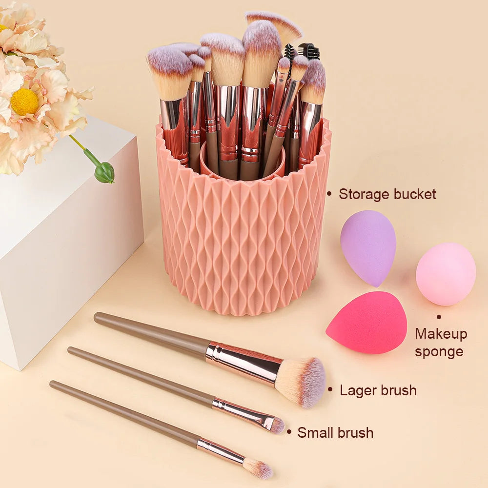 NEW 1-20PCS Makeup Brushes Set Foundation Blush Powder Concealers Eyeshadow Soft And Fluffy Female Cosmetic Beauty Tools storage
