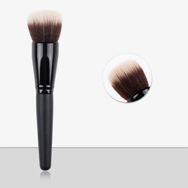 The Smooth Face Foundation Brush Duo Fiber Makeup Brush Liquid Cream Blending Tool