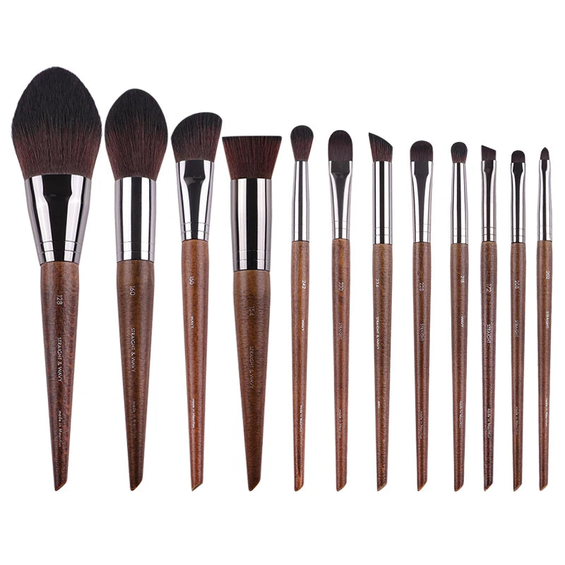 2pc/35pcs MF Natural wood Soft Makeup Brushes Powder Foundation Concealer Make Up Brush Blush Synthetic hair Shadow tools
