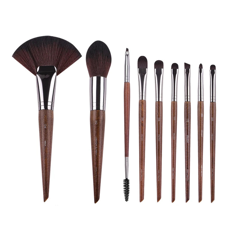 2pc/35pcs MF Natural wood Soft Makeup Brushes Powder Foundation Concealer Make Up Brush Blush Synthetic hair Shadow tools