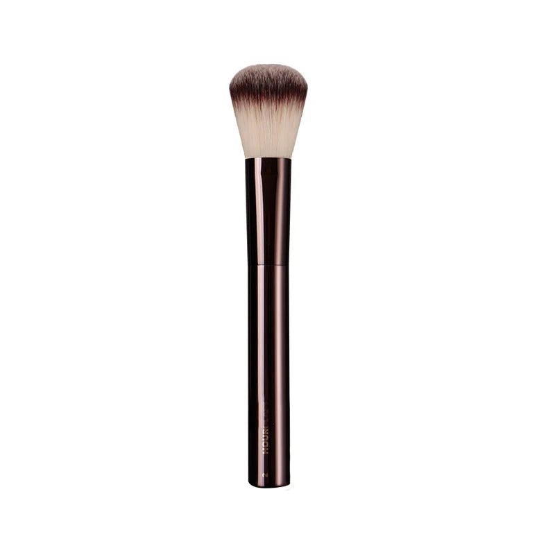 1pc Hourglass Pro Foundation Makeup brushes Powder contour Blusher Make up brush metal handle Highlight Bronzer high end No box