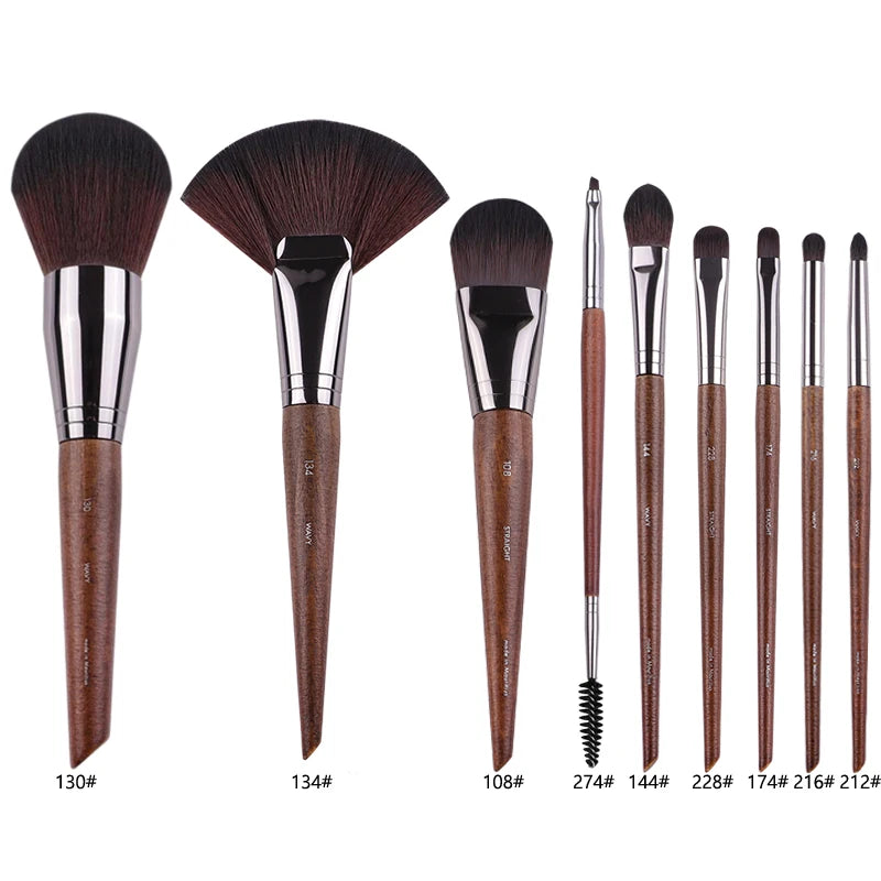 2pc/35pcs MF Natural wood Soft Makeup Brushes Powder Foundation Concealer Make Up Brush Blush Synthetic hair Shadow tools
