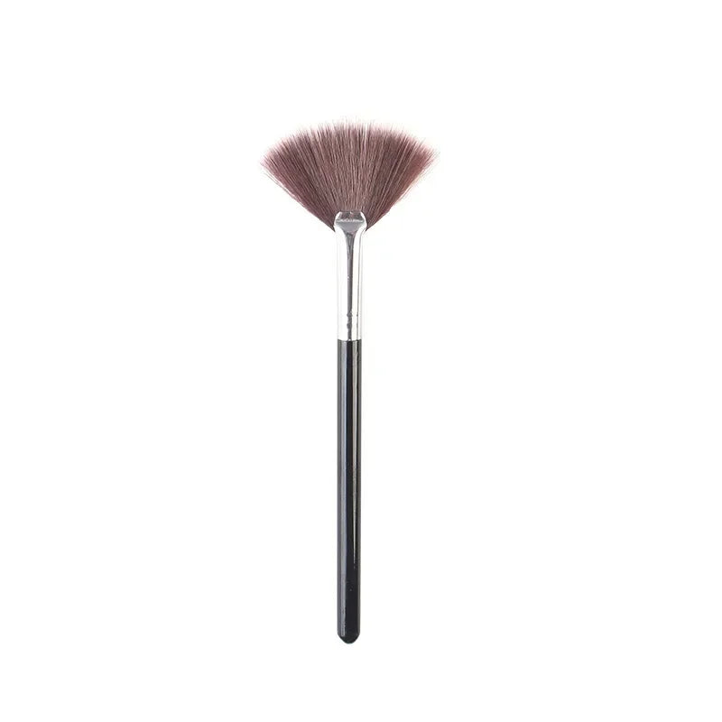 5pcs Fan Brushes Facial Brushes Soft Makeup Brush Cosmetic Applicator Tools Wooden Handle and Soft Fiber for Glycolic Peel Mask
