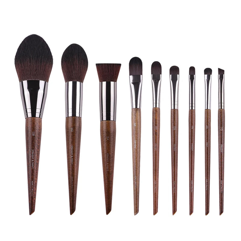 2pc/35pcs MF Natural wood Soft Makeup Brushes Powder Foundation Concealer Make Up Brush Blush Synthetic hair Shadow tools