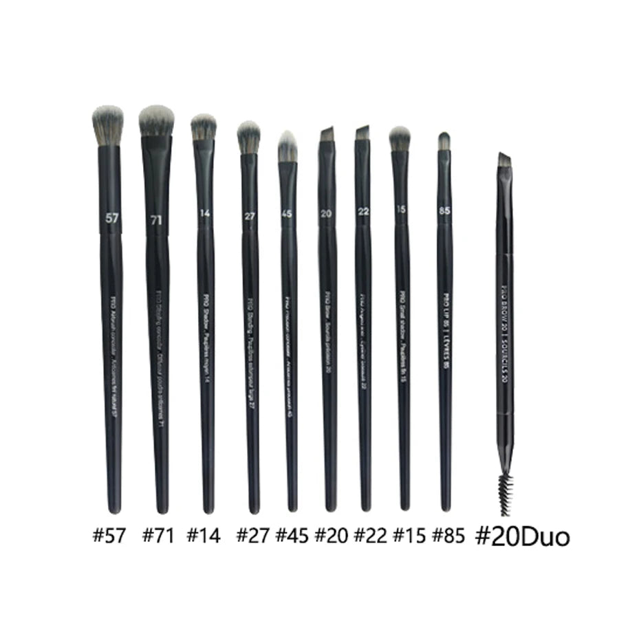 5/16/26pcs/set Black Powder Makeup Brushes Angled Sculpting Foundation Face essential cosmetic tools Eyeshadow Eye Make Up Brush