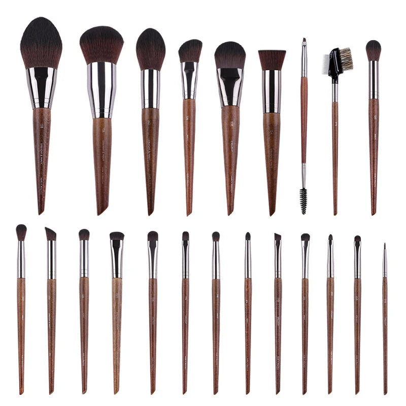 2pc/35pcs MF Natural wood Soft Makeup Brushes Powder Foundation Concealer Make Up Brush Blush Synthetic hair Shadow tools