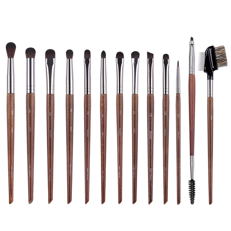 2pc/35pcs MF Natural wood Soft Makeup Brushes Powder Foundation Concealer Make Up Brush Blush Synthetic hair Shadow tools