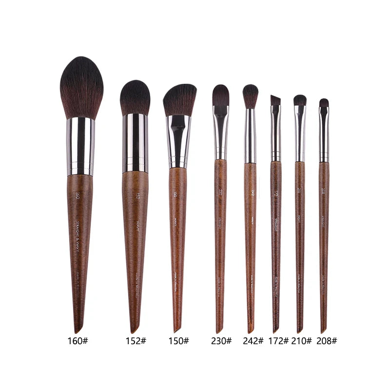 2pc/35pcs MF Natural wood Soft Makeup Brushes Powder Foundation Concealer Make Up Brush Blush Synthetic hair Shadow tools