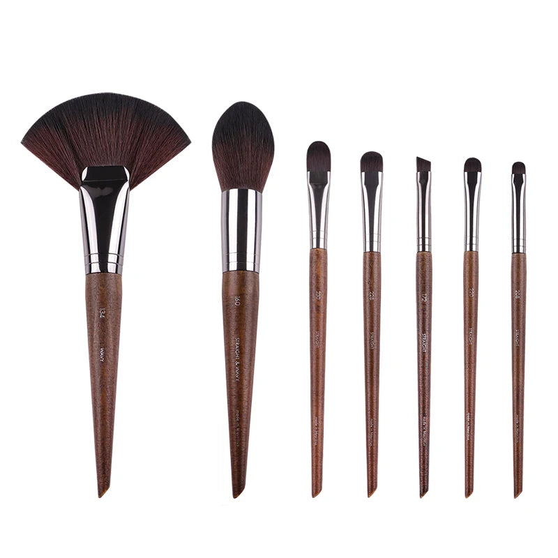 2pc/35pcs MF Natural wood Soft Makeup Brushes Powder Foundation Concealer Make Up Brush Blush Synthetic hair Shadow tools